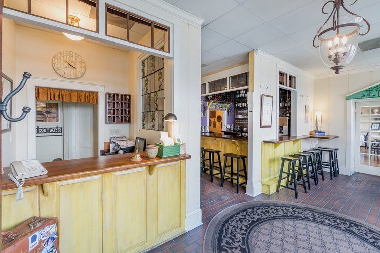 The Charlotte's lobby and bar